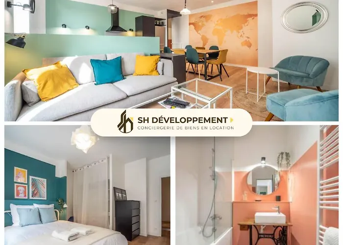 Macon Cozy / Appartement Central 100M² / 8 Pers